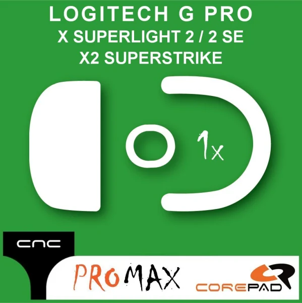 Corepad CNC Skatez PRO MAX - Logitech G PRO X Superlight 2 / X2 SUPERSTRIKE