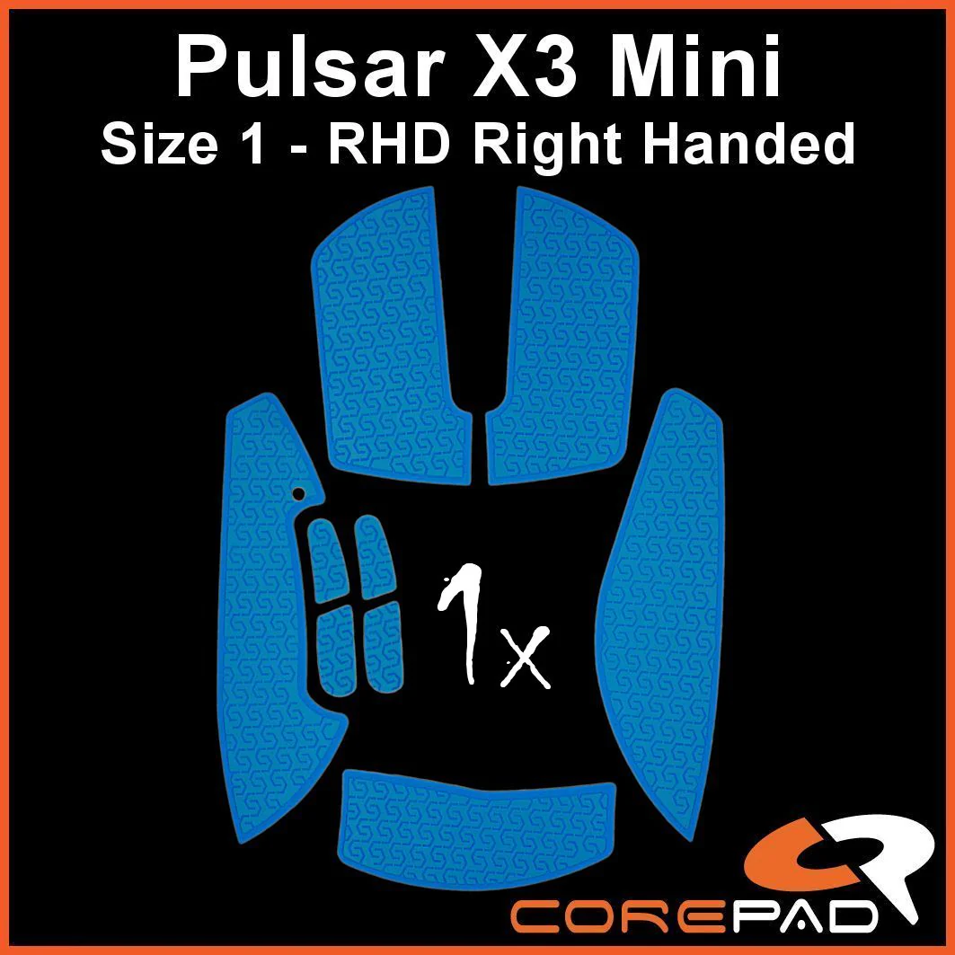 Corepad Grips - Pulsar X3 Mini (RHD) - Image 4