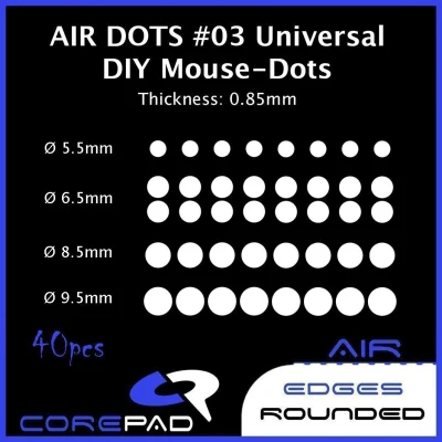 Corepad Skatez AIR #3 - Universal DIY Dots (0.85mm thick) - Image 2