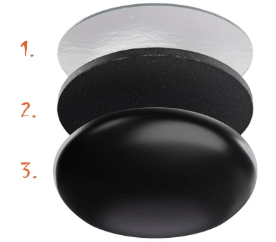 Corepad Skatez G+ - ONYX Universal Dots (0.90mm / 0.75mm thick) - Image 3