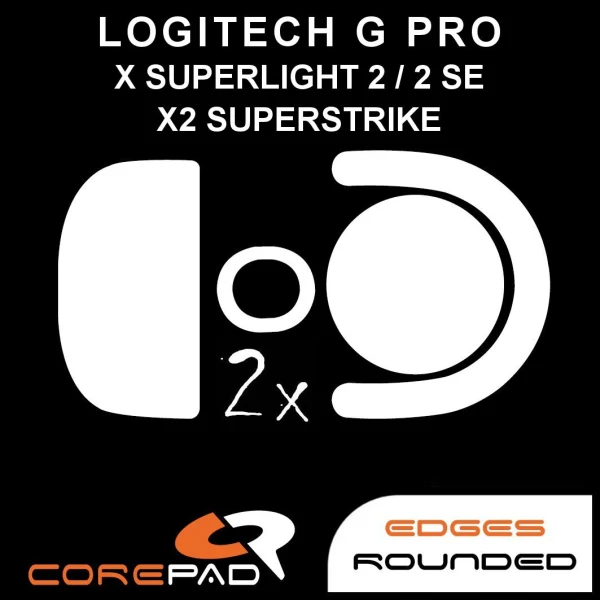 Corepad Skatez - PRO Logitech G PRO X2 SUPERSTRIKE / PRO X SUPERLIGHT 2 Wireless