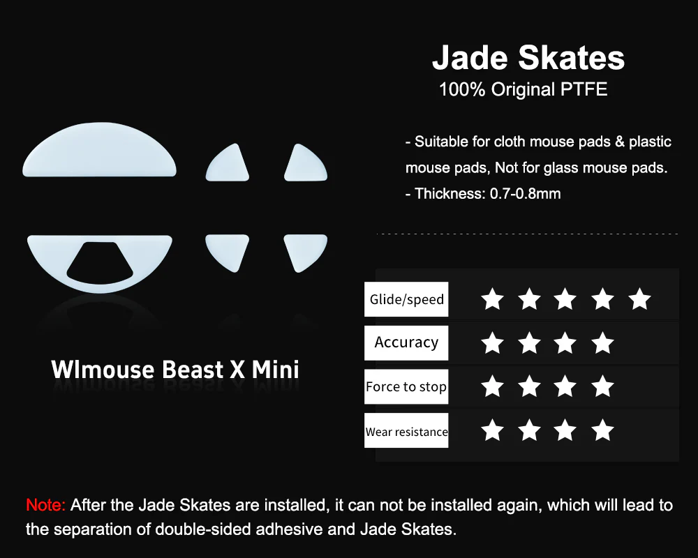 Jade Speed Skates - WLmouse Beast X Mini - Image 2