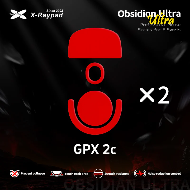 Obsidian ULTRA Skates - Logitech G Pro X Superlight 2C